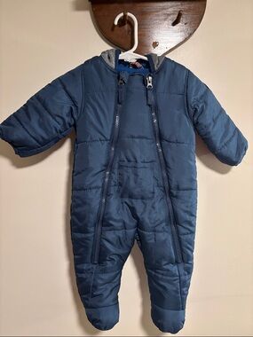 Ben Sherman Navy Blue Puffer Snowsuit